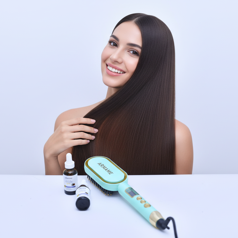 Brosse Lissante de Salon (Sérum à l’Huile de Coco Gratuit )
