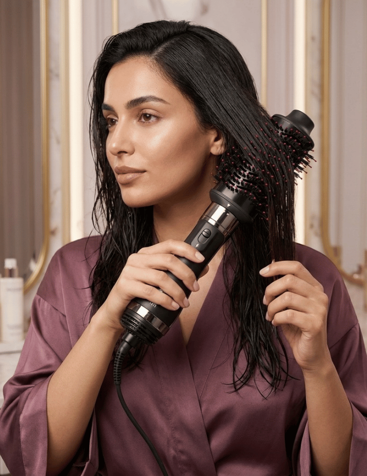 Brosse One Step titane détachable