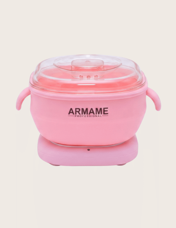 Chauffe-cire portable en silicone 400ML – Rose | ARMANE Professional