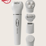 Épilateur 5 en 1 ARMAME MultiCare Pro avec rasoir, rouleau pédicure, brosse nettoyante et tête de massage